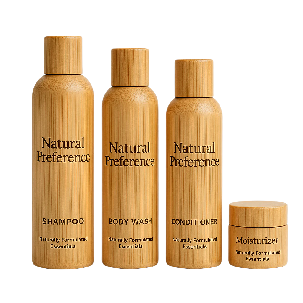 Natural Preference Travel Kit – Bamboo Refillables