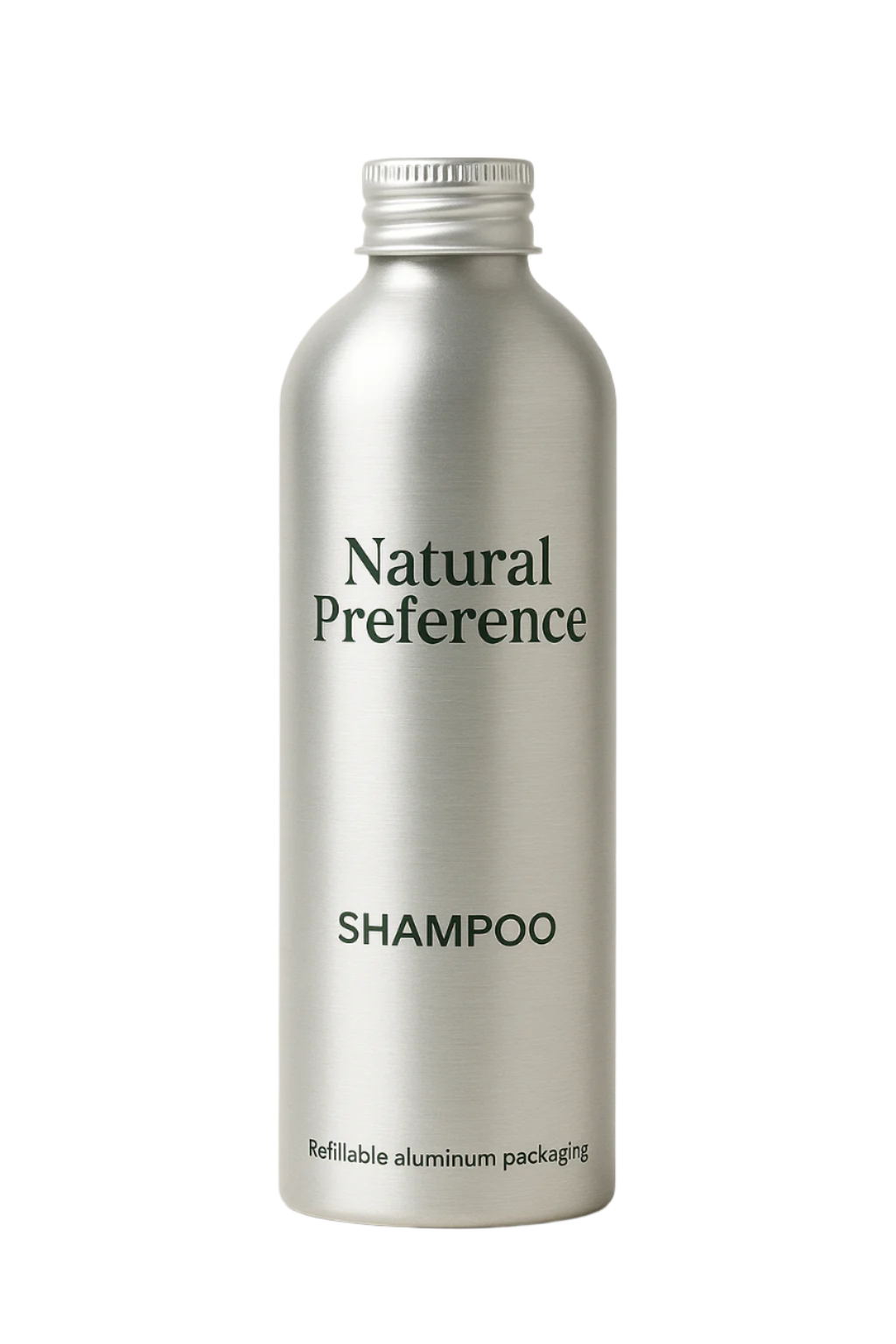 Natural Shampoo – Full Size (Aluminum Bottle)